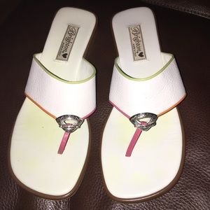 BRIGHTON sandals/sz 10/worn once!